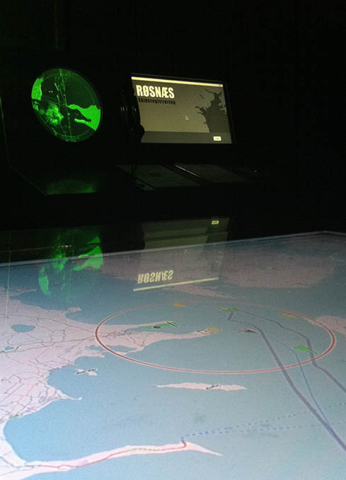 Røsnæs - interaktiv installation i Vågehøjbunkeren