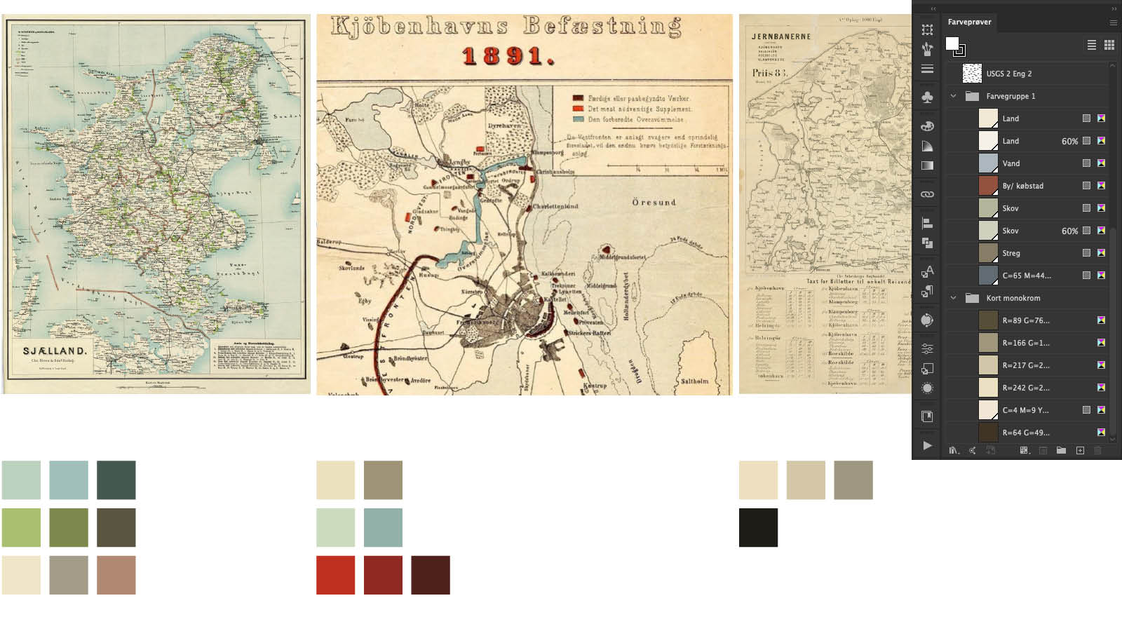 På opdagelse i 1915-farver